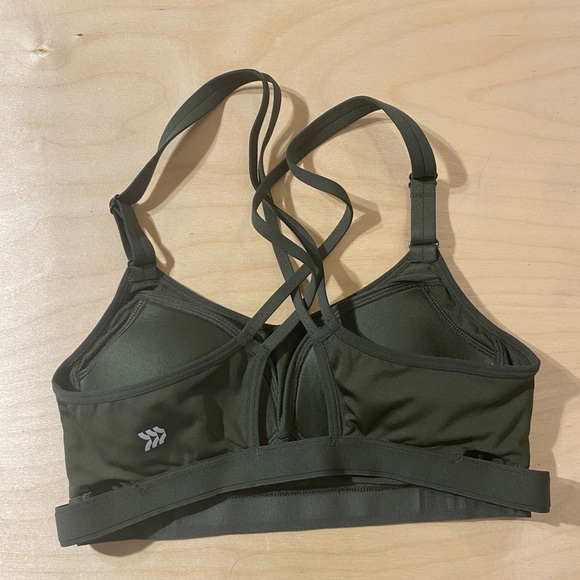All in Motion Women's Olive Green Sports Bra Small (MV) - Picture 4 of 7
